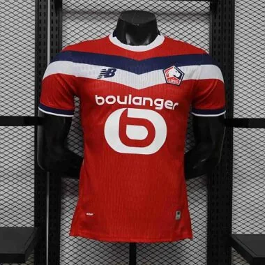 26-27 Lille Home Kit Player Version Soccer T-Shirt AAAAJersey Supply Yupoo
