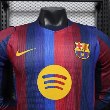 Barcelona 2026/27 Home Long Sleeve Player Version Jersey