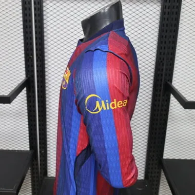 Barcelona 2026/27 Home Long Sleeve Player Version Jersey