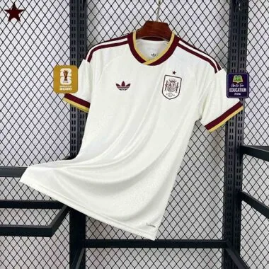 Camisa de visitante com 1 estrela da Espanha para o Mundial de 2026