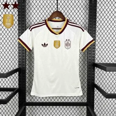 Camisola feminina de 2 estrelas da Espanha para os jogos fora de casa no Mundial de 2026