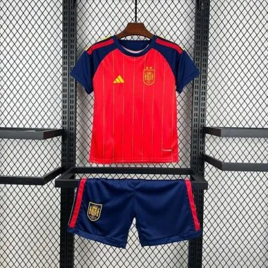 Equipamento infantil de 2 estrelas da Espanha para o Mundial de 2026