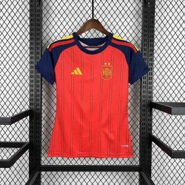 Camisola da Selecção Espanhola para o Mundial de 2026 (Jogo em Casa) - Mulher - Equipamento com 2 Estrelas - Camisola de Futebol - AAAAJersey Supply Yupoo