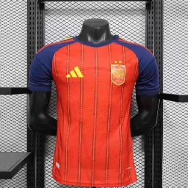 Camisola da Selecção Espanhola para o Mundial de 2026 – Equipamento principal com 2 estrelas – Versão para jogador – Camisola de futebol – AAAAJersey Supply Yupoo