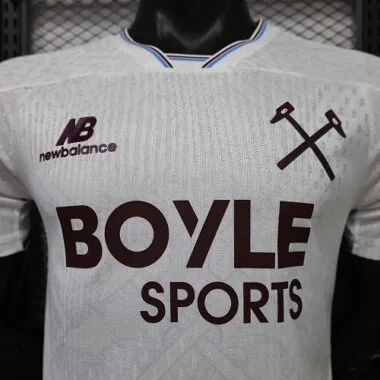 West Ham 2026/27 Away Long Sleeve Player Version Jersey