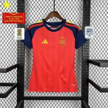 Spain 2026 World Cup Home 1 Star Womens Jersey