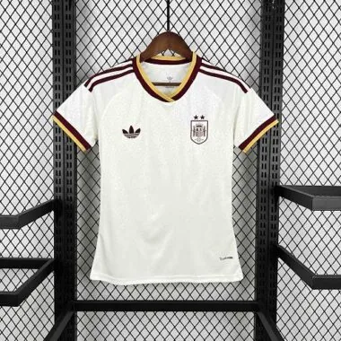 Maglia della Nazionale spagnola per i Mondiali 2026 (trasferta) da donna, kit con 2 stelle, maglietta da calcio AAAAJersey Supply Yupoo