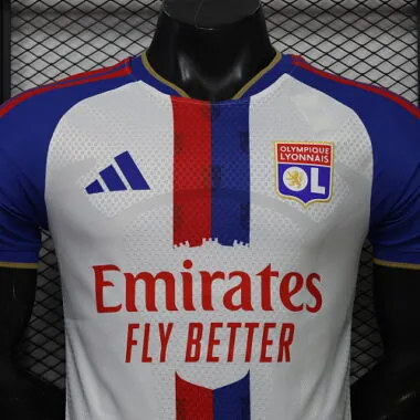 Camiseta de fútbol del Lyon, equipación local de la temporada 26-27, versión jugador, de AAAAJersey Supply Yupoo