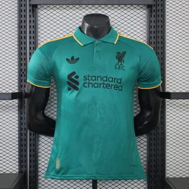 26-27 Liverpool Green Special Edition Kit Player Version Soccer T-Shirt AAAAJersey Supply Yupoo