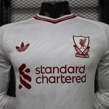 26-27 Liverpool Away Long Sleeves Kit Player Version Soccer T-Shirt AAAAJersey Supply Yupoo