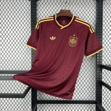 Camisa de jogo em casa da Espanha para o Mundial de 2026, com 1 estrela