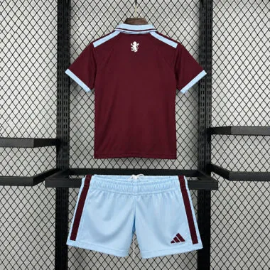 Aston Villa 2026/27 Home Kids Kit