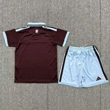 Aston Villa 2026/27 Home Kids Kit