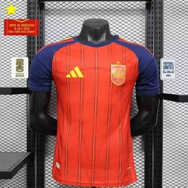 Spain 2026 World Cup Home 1 Star Player Version Jersey