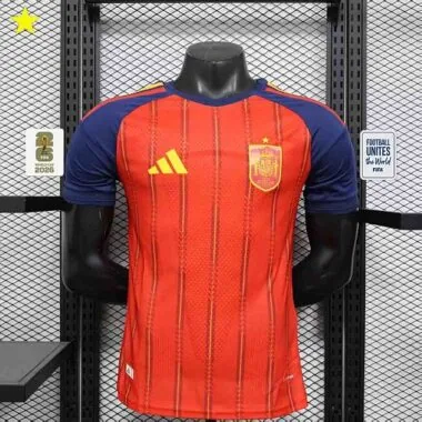 Spain 2026 World Cup Home 1 Star Player Version Jersey