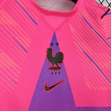 France 2026 World Cup Pink Goalkeeper Kids Kit