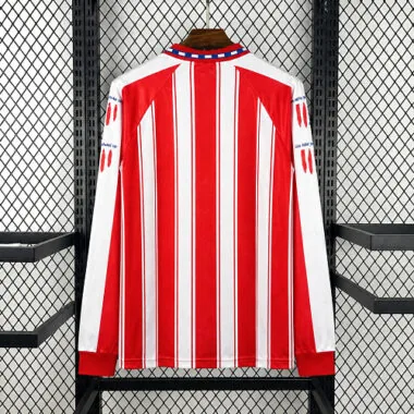 Atletico Madrid 1994/95 Home Long Sleeve Jersey Retro