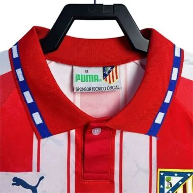 Atletico Madrid 1994/95 Home Long Sleeve Jersey Retro