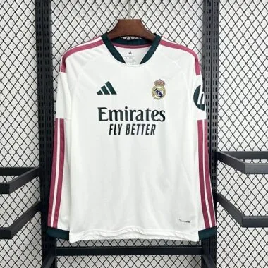 Real Madrid 2026/27 Home Long Sleeve Jersey