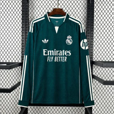 Real Madrid 2026/27 Away Long Sleeve Jersey