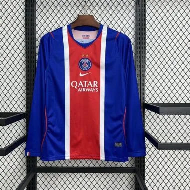 Paris Saint-Germain 2026/27 Home Long Sleeve 2-Star Jersey