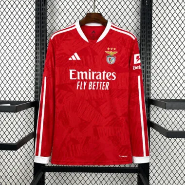 Benfica 2026/27 Home Long Sleeve Jersey