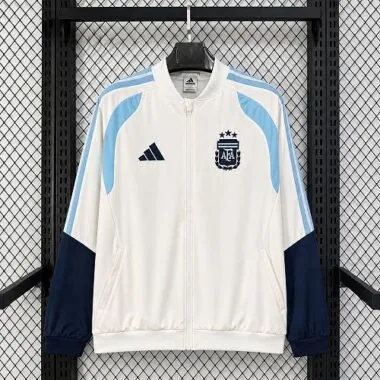 Argentina 2026 World Cup White Windbreaker Jacket