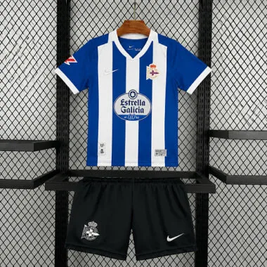 Deportivo La Coruna 2026/27 Home Kids Kit