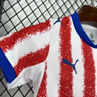 Paraguay 2026 World Cup Home Kids Kit