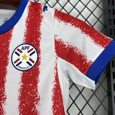 Paraguay 2026 World Cup Home Kids Kit