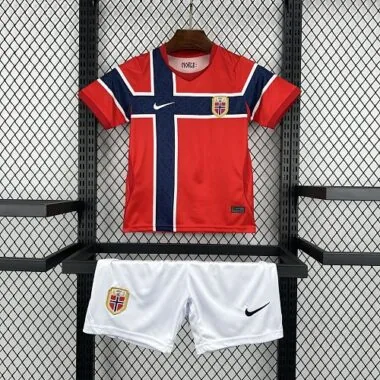 Norway 2026 World Cup Home Kids Kit