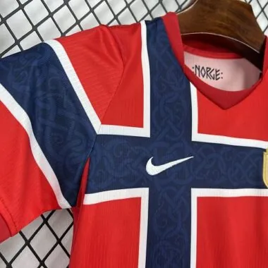 Norway 2026 World Cup Home Kids Kit