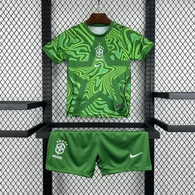 Brazil 2026 World Cup Goalkeeper Kids Kit