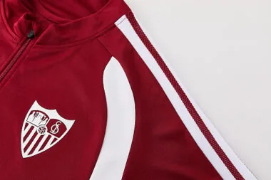 26-27 Sevilla Red Long Sleeve tracksuit Kit Soccer T-Shirt AAAAJersey Supply Yupoo