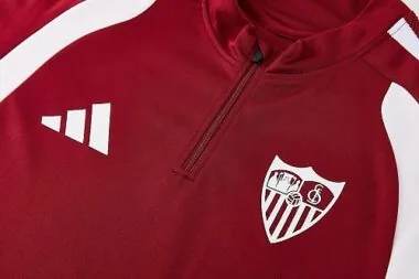 26-27 Sevilla Red Long Sleeve tracksuit Kit Soccer T-Shirt AAAAJersey Supply Yupoo
