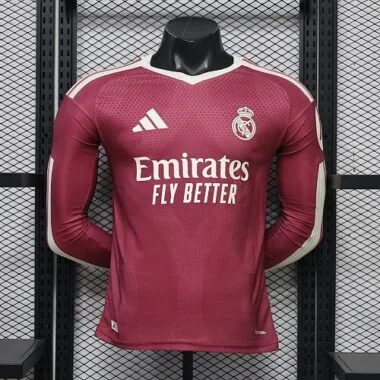 26-27 Real Madrid Third Long Sleeves Kit Player Version Soccer T-Shirt AAAAJersey Supply Yupoo