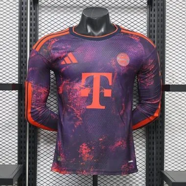 26-27 Bayern Munich Third Long Sleeves Kit Player Version Soccer T-Shirt AAAAJersey Supply Yupoo
