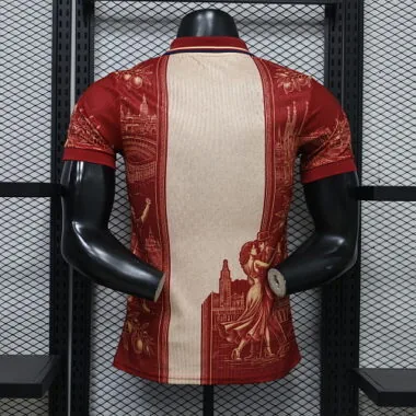 Spain 2026 Red White Polo Collar Special Edition Player Version Jersey