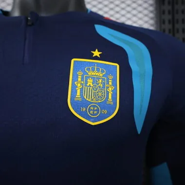 Spain 2026 Half-Zip Long Sleeve Player Version Training Top
