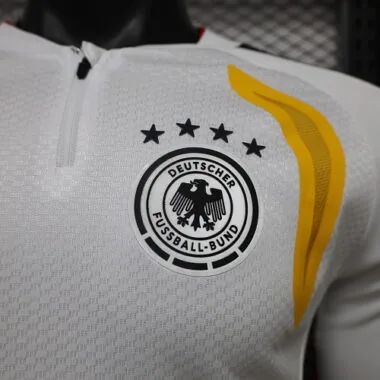Germany 2026 White Half-Zip Long Sleeve Player Version Training Top