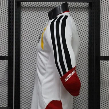 Germany 2026 White Half-Zip Long Sleeve Player Version Training Top