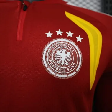 Germany 2026 Half-Zip Long Sleeve Player Version Training Top