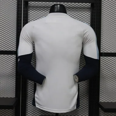 Argentina 2026 White Half-Zip Long Sleeve Player Version Training Top