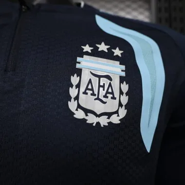Argentina 2026 Half-Zip Long Sleeve Player Version Training Top