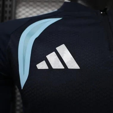 Argentina 2026 Half-Zip Long Sleeve Player Version Training Top
