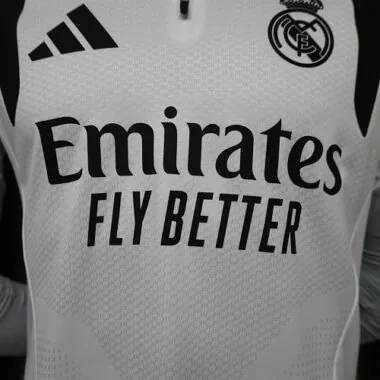 Real Madrid 2026/27 White Half-Zip Long Sleeve Player Version Training Top