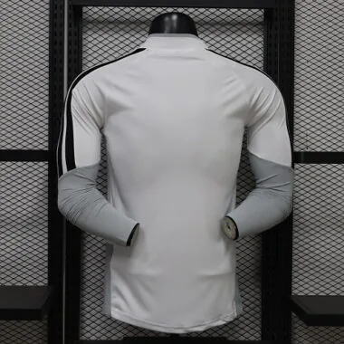 Real Madrid 2026/27 White Half-Zip Long Sleeve Player Version Training Top