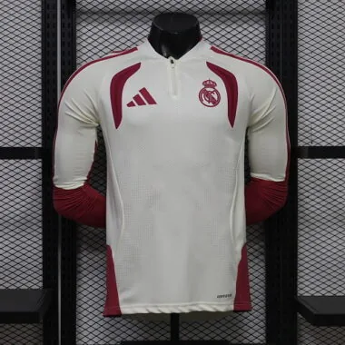 Real Madrid 2026/27 Half-Zip Long Sleeve Player Version Training Top