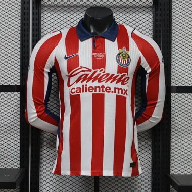 Chivas Guadalajara 2026/27 Home Long Sleeve Player Version Jersey