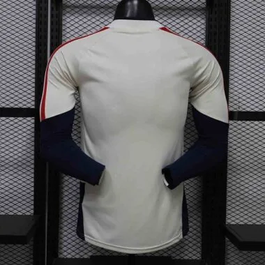 Bayern Munich 2026/27 White Half-Zip Long Sleeve Player Version Training Top